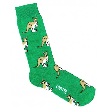 Socks | Kangaroo | Emerald Green